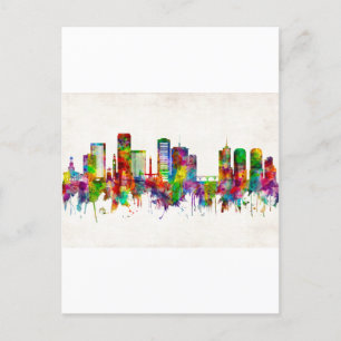 Postal De Invitación Richmond Virginia Skyline