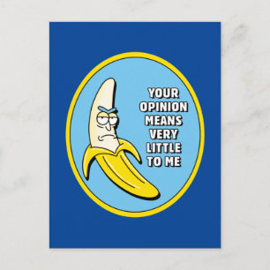 Postal De Invitación RICK AND MORTY™   Banana Rick Badge