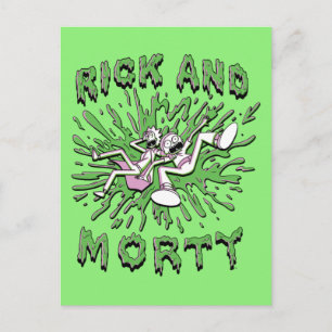Postal De Invitación RICK AND MORTY™   Caer En El Ácido Vat