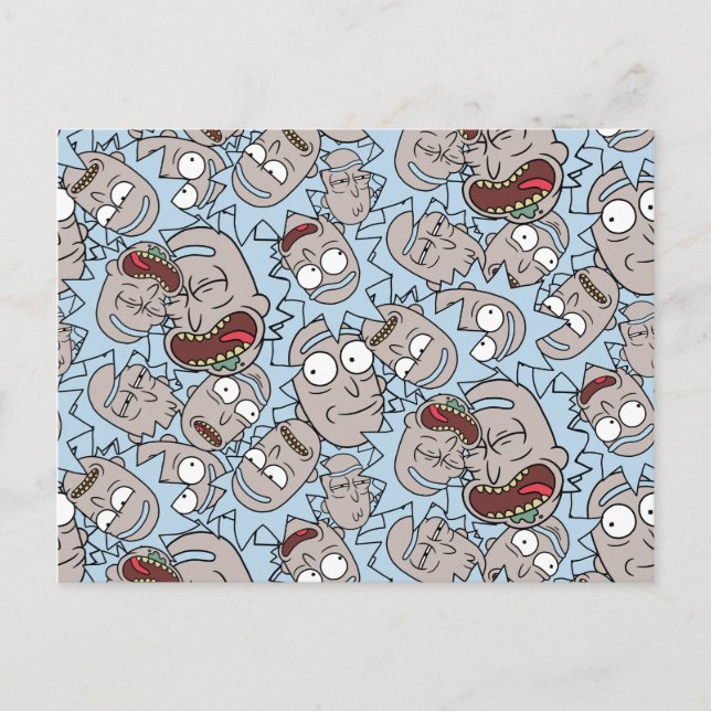 Postal De Invitación RICK AND MORTY™ | Los estados de ánimo de Rick (Anverso)