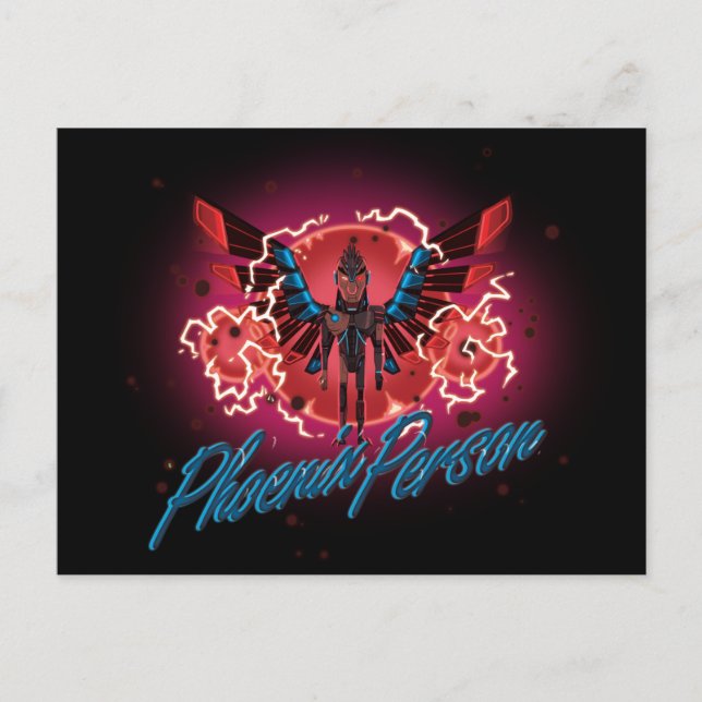 Postal De Invitación RICK AND MORTY™ | Phoenix Person (Anverso)