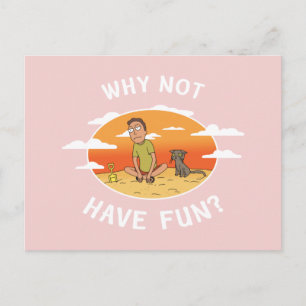 Postal De Invitación RICK AND MORTY™   Por qué no divertirse