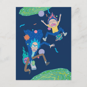 Postal De Invitación RICK AND MORTY™   Salto del portal infectado