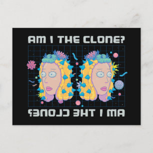 Postal De Invitación RICK AND MORTY™   ¿Soy El Clon?
