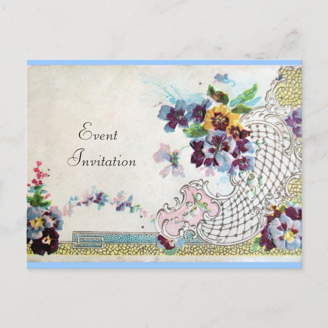 POSTAL DE INVITACIÓN ROMANTICA 2 (Anverso)