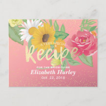 Rosa de receta de ducha de novia Flor Purpurina de