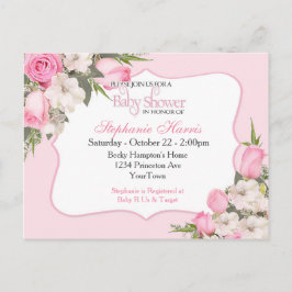 Postal De Invitación Roses rosas rosas rosas rosas rosas rosas rosas po