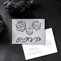 RPG Dice | Fantasía Tabletop Retro Gamer Meal RSVP
