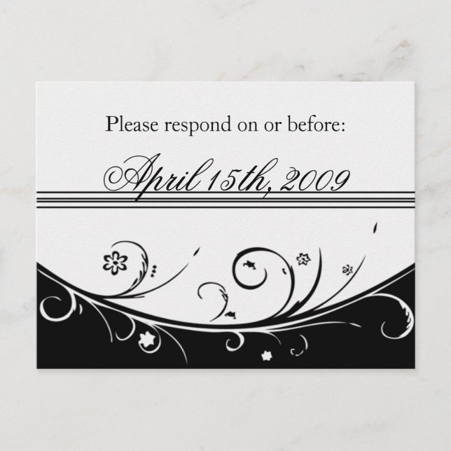 POSTAL DE INVITACIÓN RSVP (Anverso)