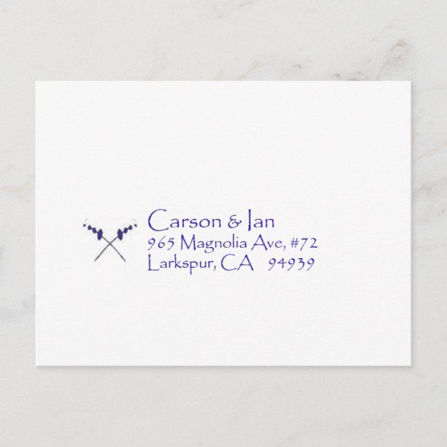 POSTAL DE INVITACIÓN RSVP (Anverso)