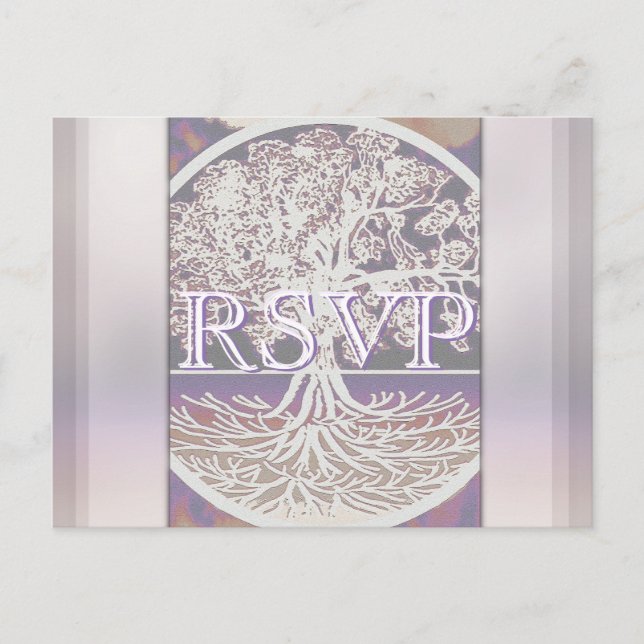 Postal De Invitación RSVP | Árbol de vida (Anverso)