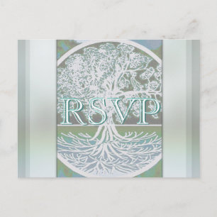 Postal De Invitación RSVP   Árbol de vida