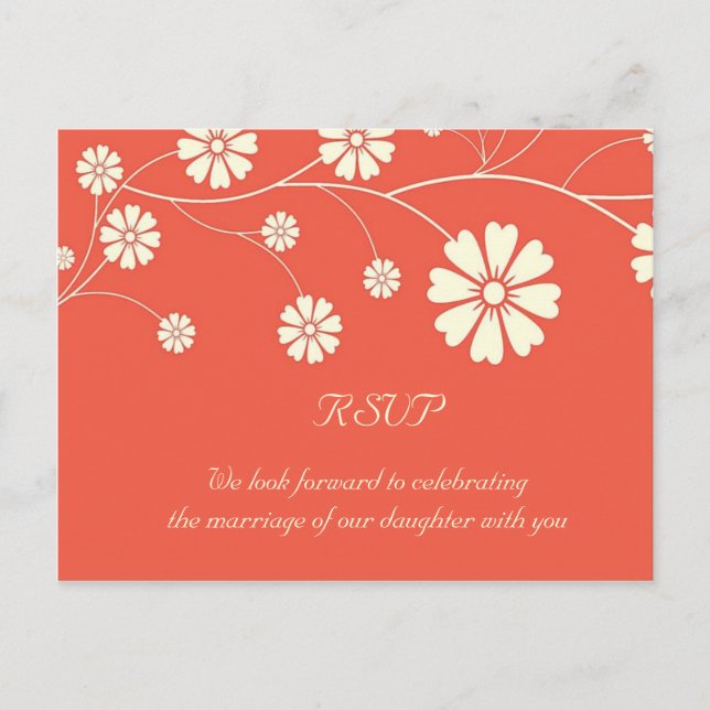 Postal De Invitación RSVP - Bloom (Anverso)