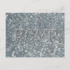 Postal De Invitación RSVP | Perlas aplastadas