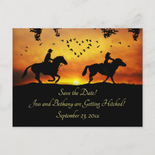 Postal De Invitación Rústica de vaquero occidental del país salva la fe