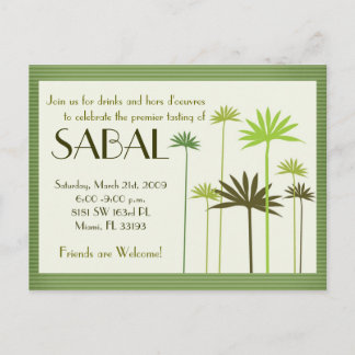 Postal De Invitación SABAL : Miami