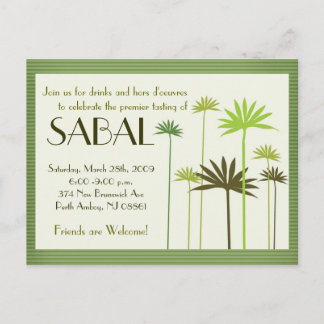 Postal De Invitación SABAL :: Presentación de NY