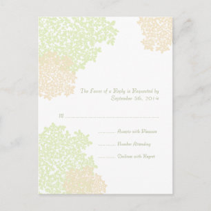 Postal De Invitación Sage & White Queen Anne's Lace Wedding