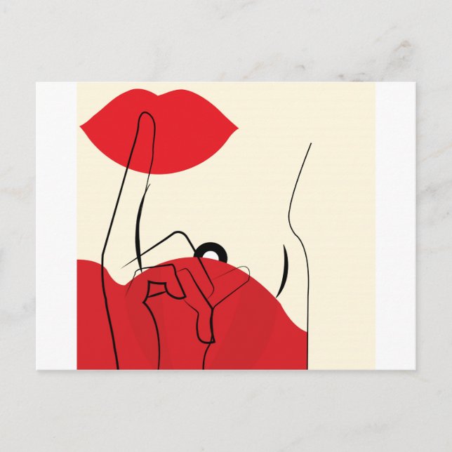 Postal De Invitación secreto (Anverso)