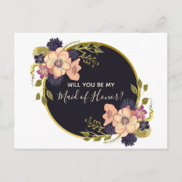 Postal De Invitación ¿Serás mi dama de honor