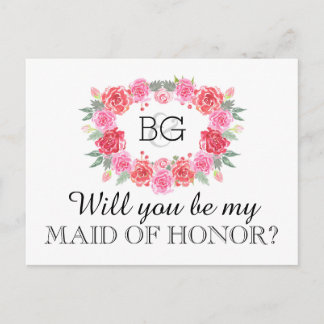 Postal De Invitación ¿Serás mi MAESTRO DE HONOR?