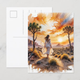 Postal De Invitación Serenidad del Desierto: Viaje místico a través de 