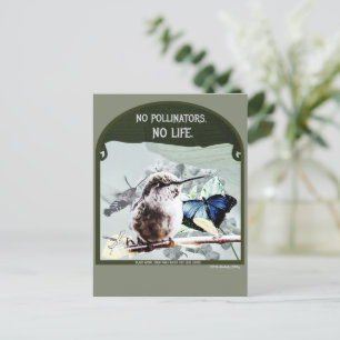Postal De Invitación Sin polinizadores, sin vida