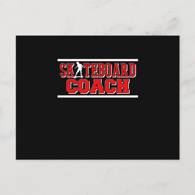 Postal De Invitación Skateboarder Skateboarding Skateboarding Skateboar (Anverso)