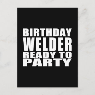 Postal De Invitación Soldados : Cumpleaños Welder listo para Fiesta