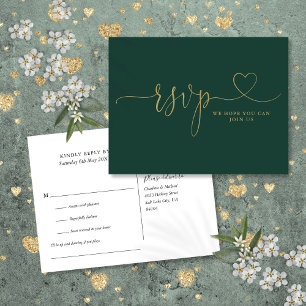 Postal De Invitación Solicitud de canción de guión de corazón de esmera