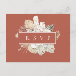Postal De Invitación Solicitud de canción de RSVP de boda con marco de