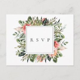 Postal De Invitación Solicitud de canción de RSVP para boda de verano b
