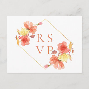 Postal De Invitación Solicitud de Canción RSVP de Boda Orgánica de Atar