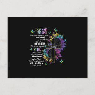Postal De Invitación Solo Puedo Imaginar Fe Fe Cristiana Jesús Dios