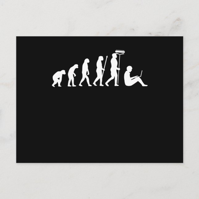 Postal De Invitación Soporte técnico Evolution Computer IT Programmer (Anverso)