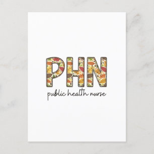 Postal De Invitación Sudadera de enfermera de salud pública PHN RN Cami
