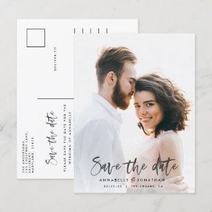 Postal De Invitación Sugerencias de bodas de escritura de acuarela mode