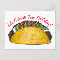 Taco TWOSday Martes 2 cumpleaños Fiesta Fiesta