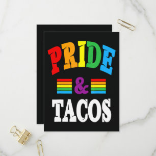 Postal De Invitación Tacos Orgullo Lgbt Lgbtq Gay