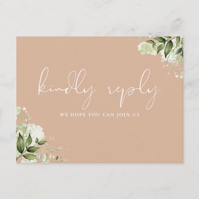 Postal De Invitación Tan Greeneration Song Request RSVP Postcard (Anverso)