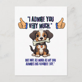 POSTAL DE INVITACIÓN TE ADMIRO MUCHO