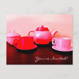 Postal De Invitación Tea Fiesta
