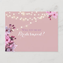 Postal De Invitación Tema de Sakura