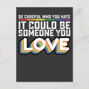 Postal De Invitación Ten Cuidado Con Quién Odias, Podría Ser Alguien Qu
