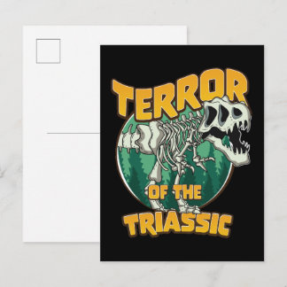 Postal De Invitación Terror del Triásico