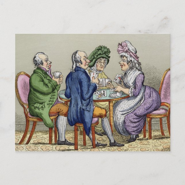 Postal De Invitación The Whist Fiesta (color litho) (Anverso)