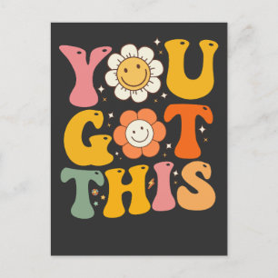Postal De Invitación Tienes Este Motivador Día De Prueba Groovy