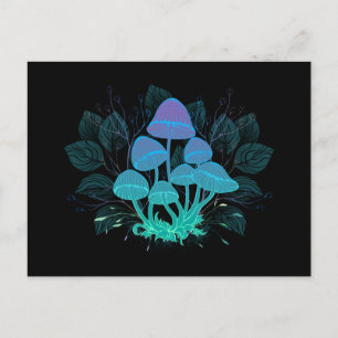 Postal De Invitación Toadstools en Bushes