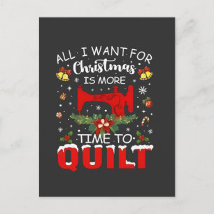 Postal De Invitación Todo lo que quiero para Navidad es más tiempo para