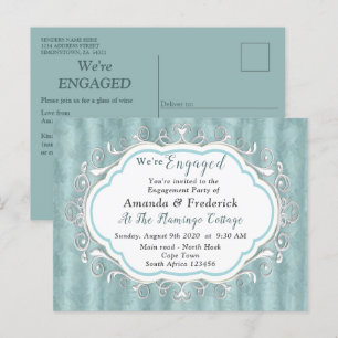 Postal De Invitación Tonos pasteles suaves de verde sabio